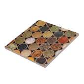 さまざまなスパイスや食材 タイル (側面)