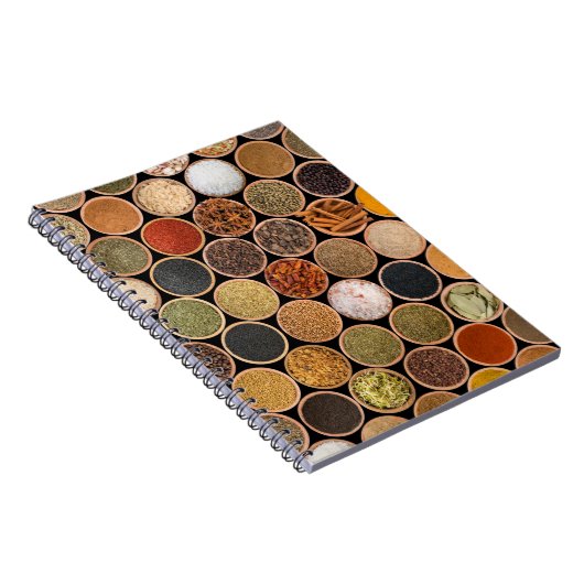 さまざまなスパイスや食材 ノートブック (右側)