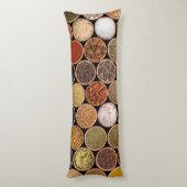 さまざまなスパイスや食材 ボディピロー (裏面 (縦))