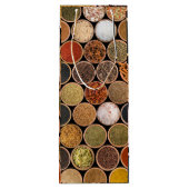 さまざまなスパイスや食材 ワインギフトバッグ (裏面)