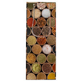 さまざまなスパイスや食材 ワインギフトバッグ (正面)