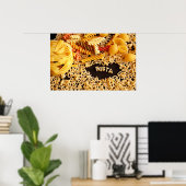 さまざまなパスタのポスター ポスター (ホームオフィス)