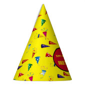 さまざまなパーティー帽子グラフィックス パーティーハット (左)