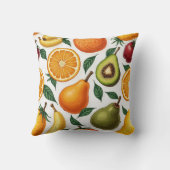 さまざまなフルーツパターンクッション クッション (裏面)
