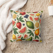 さまざまなフルーツパターンクッション クッション (ブランケット)