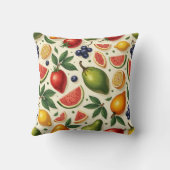 さまざまなフルーツパターンクッション クッション (裏面)