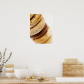 さまざまなベーグルの詰め合わせ ポスター (キッチン)