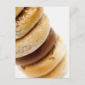 さまざまなベーグルの詰め合わせ ポストカード (正面)