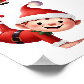 さまざまなポーズのクリスマス小妖精や小人のセット ポスター (角)