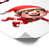 さまざまなポーズのクリスマス小妖精や小人のセット ポスター (角)