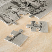 さまざまなロッジのためのシンボルや象徴を持つ自由な石大工、 ジグソーパズル (側面)