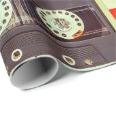 さまざまなヴィンテージオーディオカセット ラッピングペーパー (ロールコーナー)