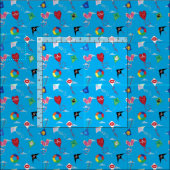 さまざまな凧 ファブリック (タイル)