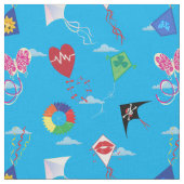 さまざまな凧 ファブリック (クローズアップ)