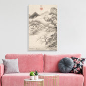 さまざまな古いマスターのスタイルで | B&W キャンバスプリント (インサイチュ (リビング))