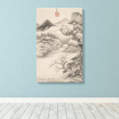 さまざまな古いマスターのスタイルで | B&W キャンバスプリント (インサイチュ (ウッドフロア))