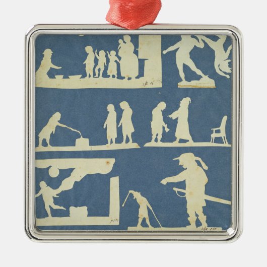 さまざまな場面 メタルオーナメント (正面)