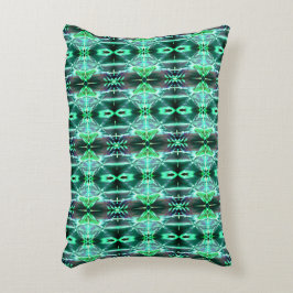 さまざまな形状を生成する緑のスケッチ反復 アクセントクッション