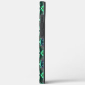 さまざまな形状を生成する緑のスケッチ反復 Case-Mate iPhoneケース (裏面 / 左)