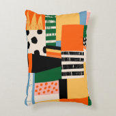 さまざまな形状:抽象芸術シームレスなデザイン アクセントクッション (正面(垂直))