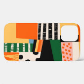 さまざまな形状:抽象芸術シームレスなデザイン Case-Mate iPhoneケース (裏面 (横))