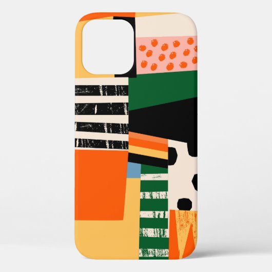 さまざまな形状:抽象芸術シームレスなデザイン Case-Mate iPhoneケース (裏面)