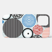 さまざまな数々の色の円の図形 Case-Mate iPhoneケース (裏面 (横))
