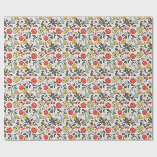 さまざまな果物、カラフルシームレスなパターン。 ラッピングペーパー (フラット)