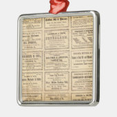 さまざまな油広告 メタルオーナメント (左)