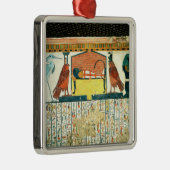 さまざまな神性の葬儀のベッドのミイラ メタルオーナメント (右)