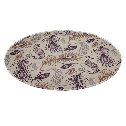 さまざまな羽パターン カッティングボード (角)