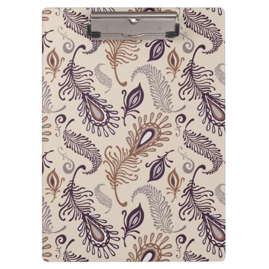 さまざまな羽パターン クリップボード (正面)