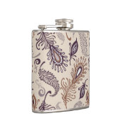 さまざまな羽パターン フラスク (右)