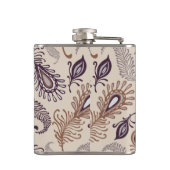 さまざまな羽パターン フラスク (裏面)