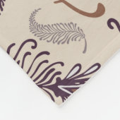 さまざまな羽パターン フリースブランケット (角)