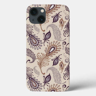さまざまな羽パターン iPhone 13ケース