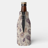 さまざまな羽毛パターン ボトルクーラー (ボトル裏面)