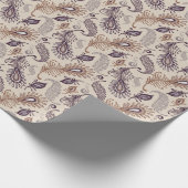 さまざまな羽毛パターン ラッピングペーパー (角)