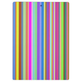 さまざまな色のクリップボードのストライプ クリップボード (裏面)