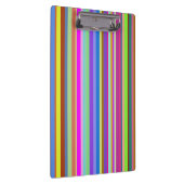 さまざまな色のクリップボードのストライプ クリップボード (右)