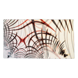 さまざまな色の線を交差させ、背景を明らかにする 枕カバー