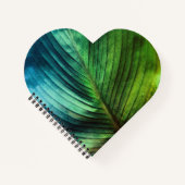 さまざまな色合いの緑 ノートブック (正面)