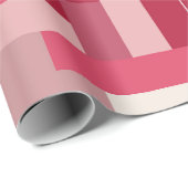 さまざまな色合いの赤い抽象芸術 ラッピングペーパー (ロールコーナー)