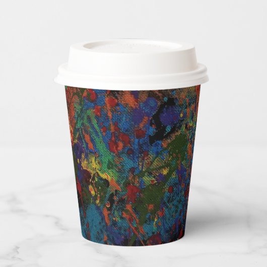 さまざまな色 紙コップ (左)