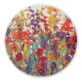 さまざまな花 セラミックノブ (正面)