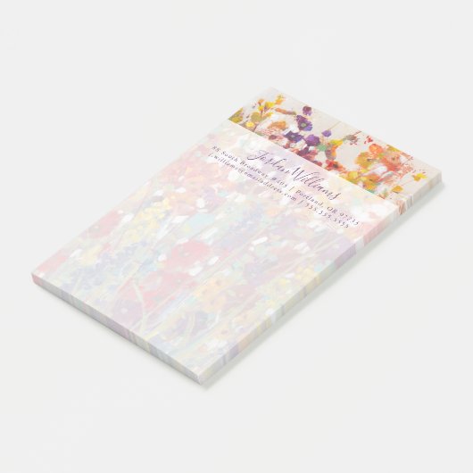 さまざまな花 ポストイット (アングル)