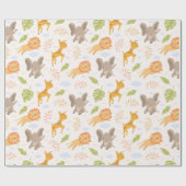 さまざまな装飾動物 ラッピングペーパー (フラット)