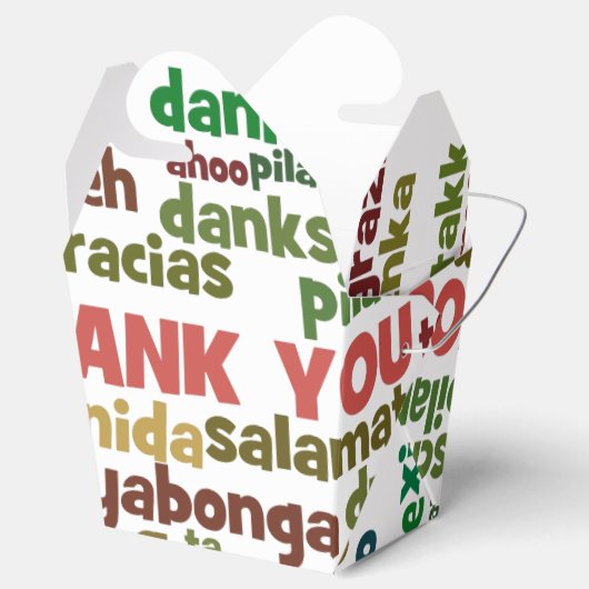 さまざまな言語でお礼を言う複数の方法 フェイバーボックス (オープン)