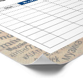 さまざまな言語での音楽 ポスター (角)