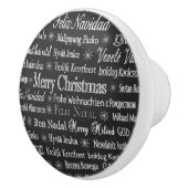 さまざまな言語でクリスマスを楽しむ セラミックノブ (右)